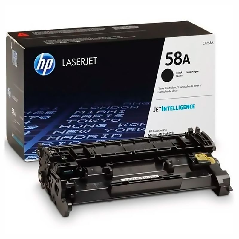 HP - Tóner 58A HP Negro Para Impresoras HP Laserjet Pro M404 MFP M428.