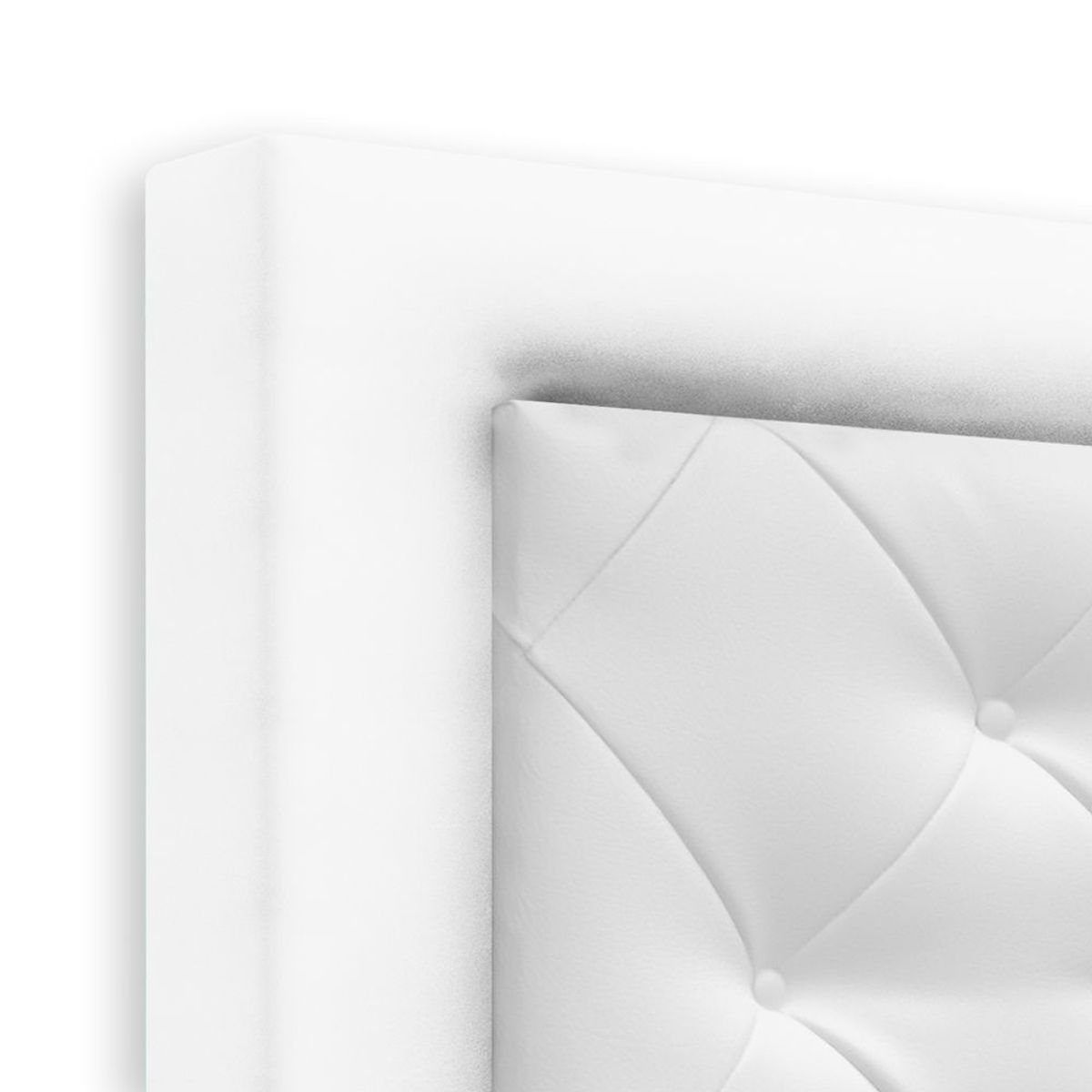 MAGIC CLASS - CABECERO LANDING DE PISO160X120 ECOCUERO BLANCO