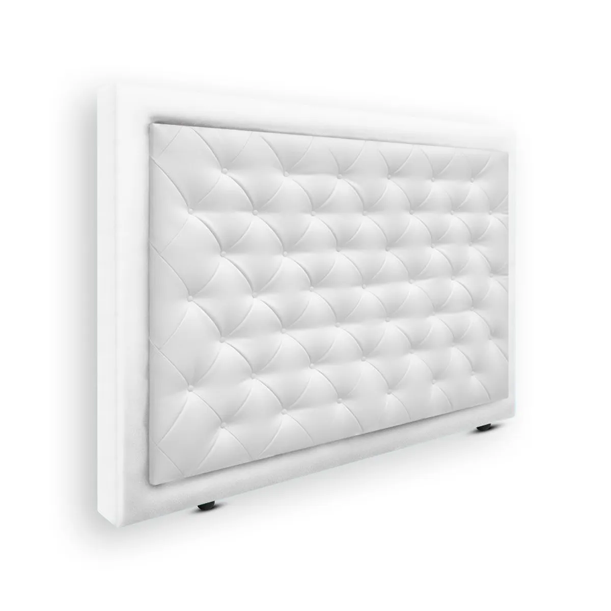 MAGIC CLASS - CABECERO LANDING DE PISO160X120 ECOCUERO BLANCO