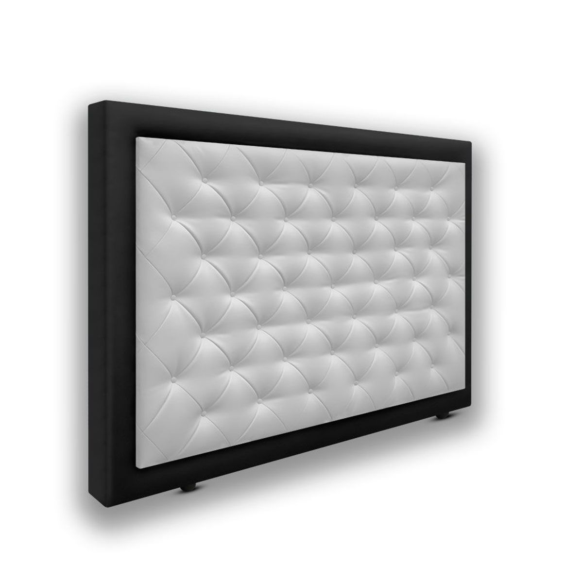 MAGIC CLASS - CABECERO LANDING DE PISO160X120 ECOCUERO NEGRO