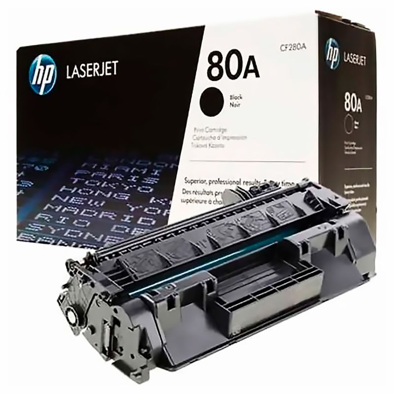 HP - Tóner 80A HP Negro Para Impresoras HP Laserjet Pro 400 M401 400 M425.