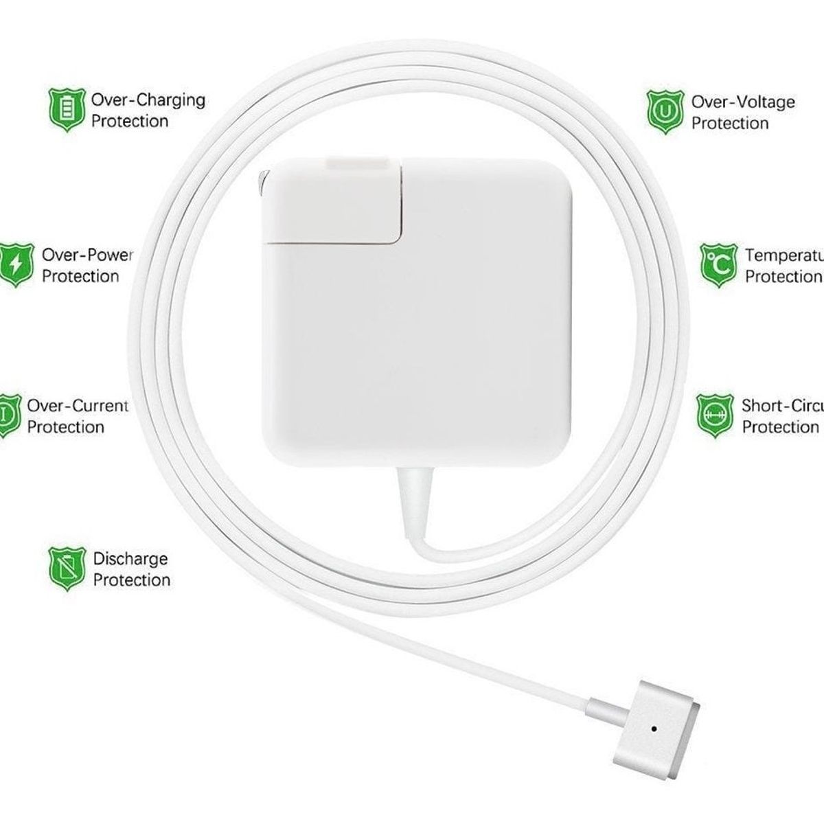 GENERICO - Cargador Air 11 - 13 45w Magsafe 2 A1465 A1466 A1436