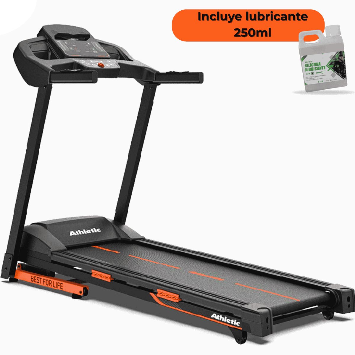 ATHLETIC - Caminadora Trotadora Residencial Athletic 610T PLUS  PHP 2.0 Plegable.