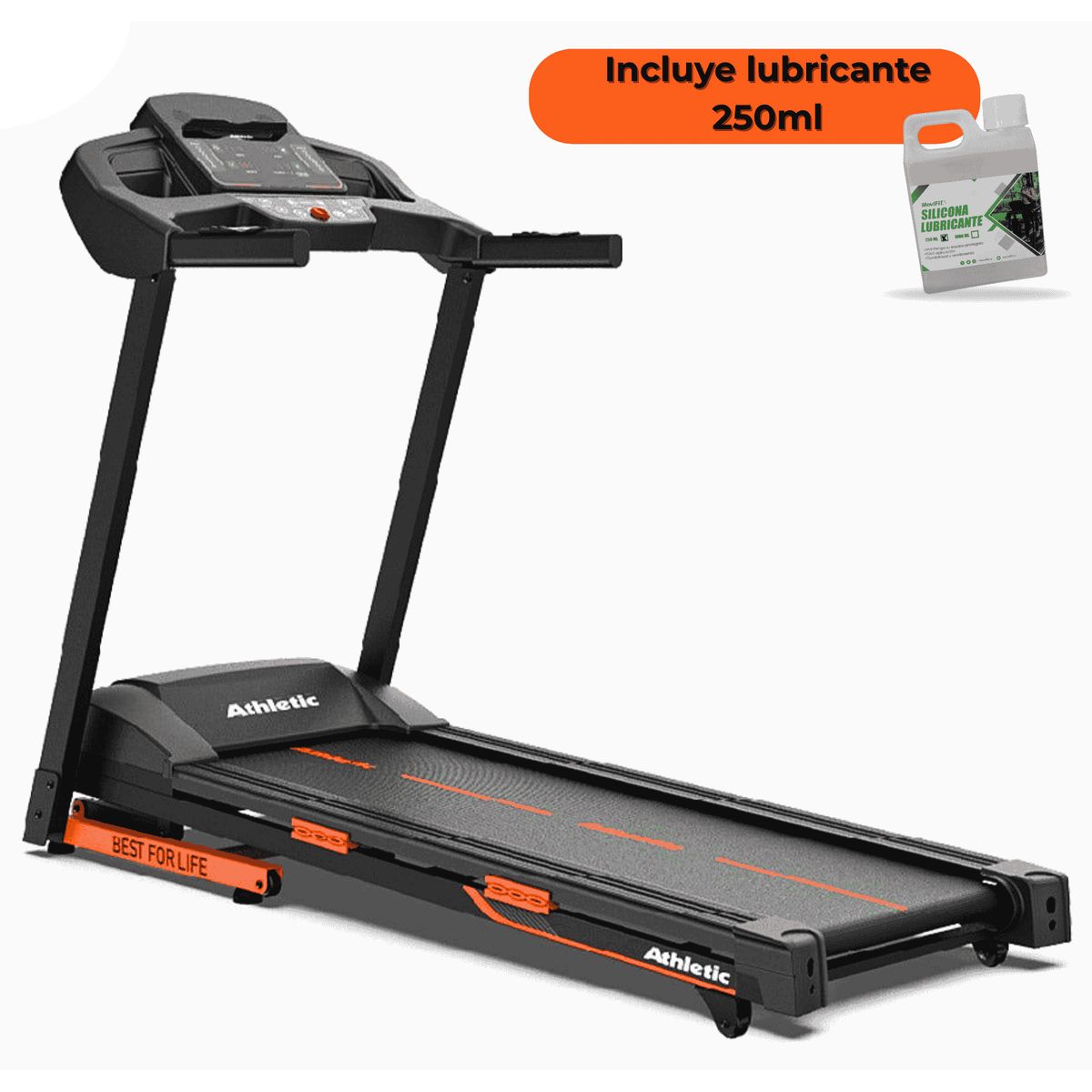 ATHLETIC - Caminadora Trotadora Residencial Athletic 610T PLUS  PHP 2.0 Plegable.