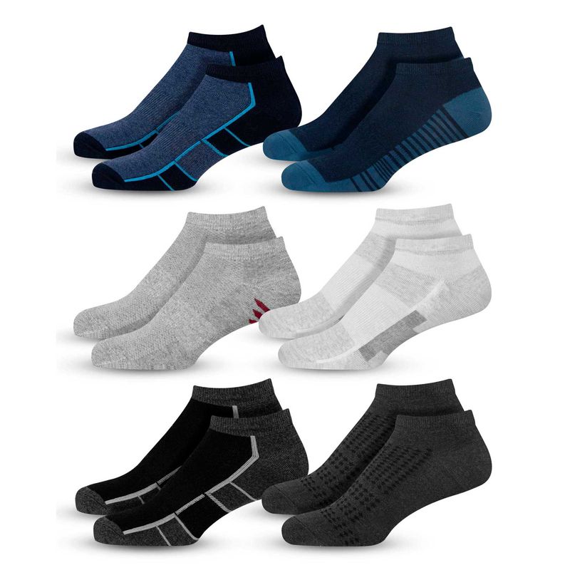 MR HAPPY - Media Calcetín Talonera Lisa Mrhappy Hombre Pack x 6 Pares