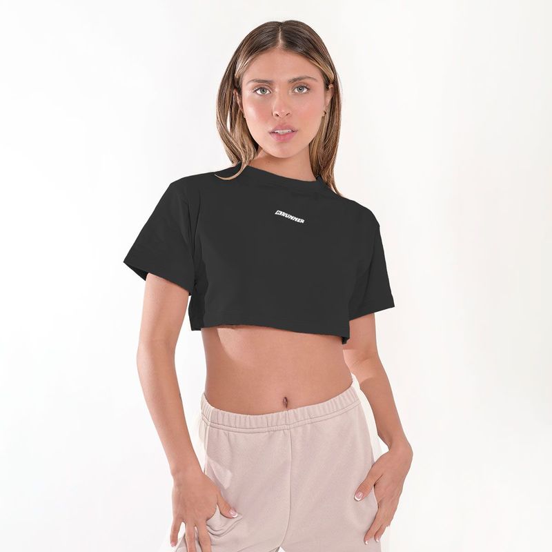 KRUNNER - Camiseta Crop Top  Mujer  Krunner