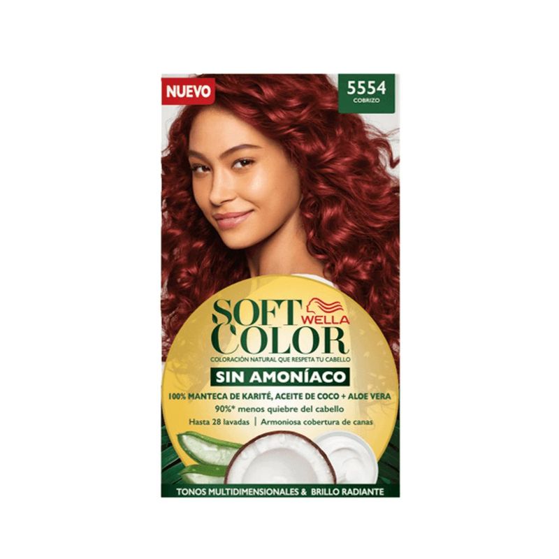 WELLA - Tintura Soft Color Semi-Permanente Cobrizo Intenso 5554.---