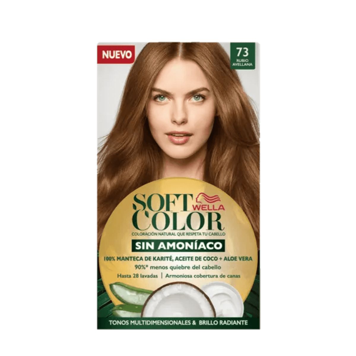 WELLA - Tintura Soft Color Semi-Permanente Rubio Avellana 73