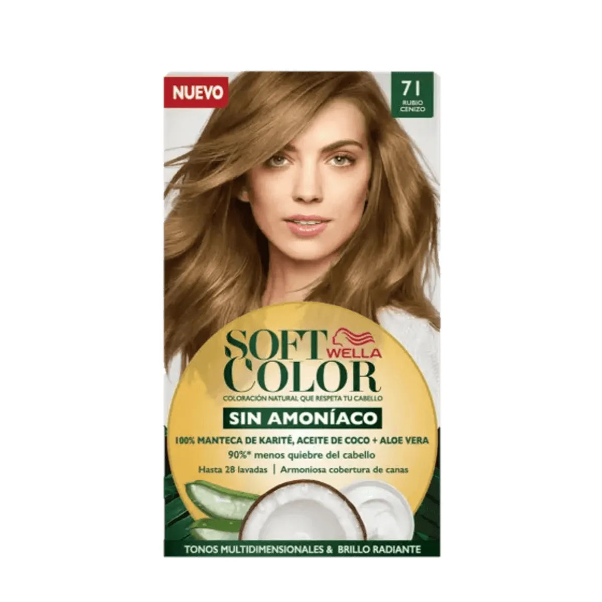 WELLA - Tintura Soft Color Semi-Permanente Rubio Cenizo 71
