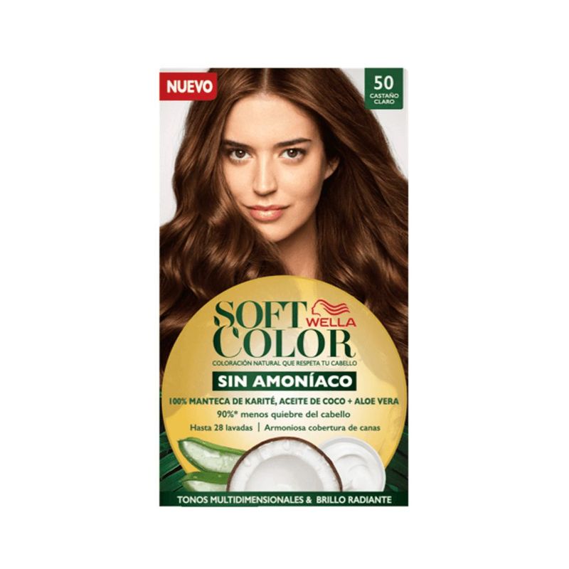 WELLA - Tintura Soft Color Semi-Permanente Castaño Claro 50