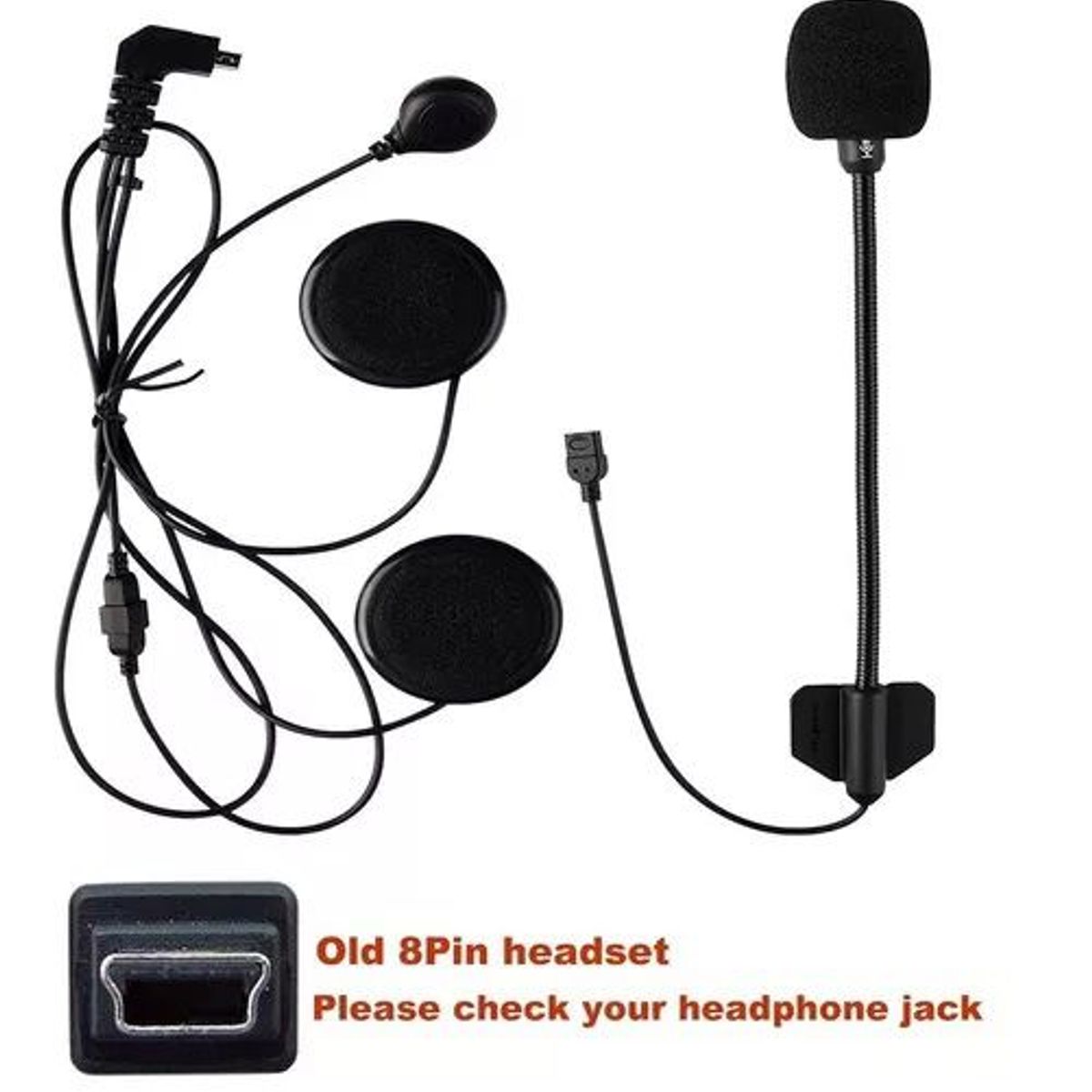 FREED CONN - Audifonos Auriculares Intercomunicador TCom Freedconn 8 pines