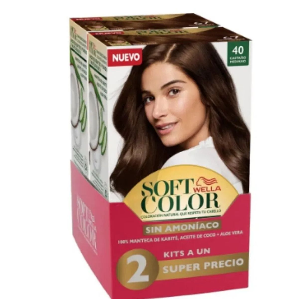 WELLA - Tintura Wella Koleston Tintura Soft Color 40 Ni Castaño Medio