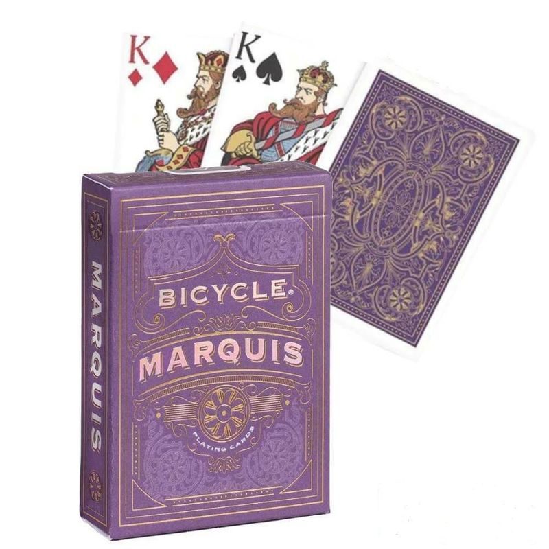 BICYCLE - Baraja Marquis Bicycle Purpura Naipe Poker Juego Mesa Cartas