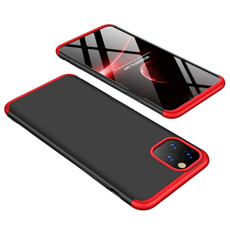 GENERICO - Funda Estuche Case 360° GKK Compatible Con iPhone 11 Pro Rojo