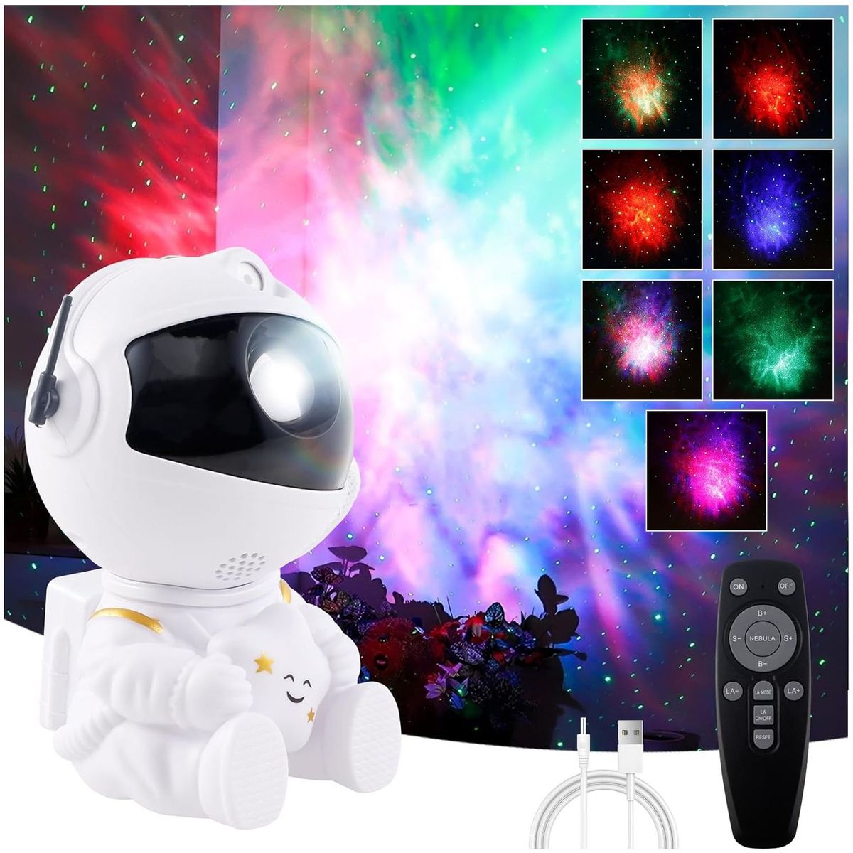 ONE PIXEL - Proyector De Estrellas Galaxia Astronauta Nebulosa