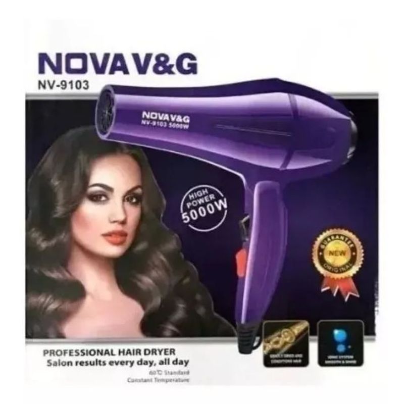 GENERICO - Secador Profesional Nova de cabello 5000w