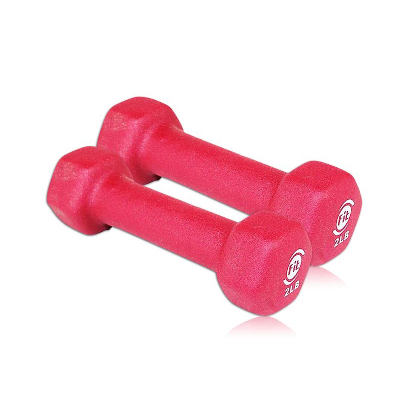 FIT - MANCUERNA HEXAGONAL EN NEOPRENO 2LBS