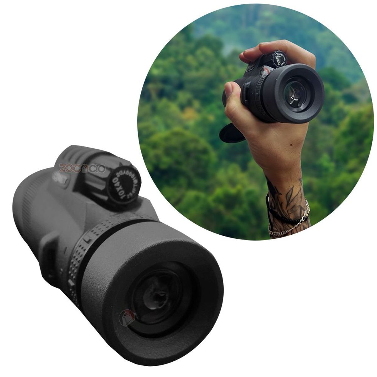 GENERICO - Monocular 10x40 Telescopio De Mano Táctico Para Avistamiento