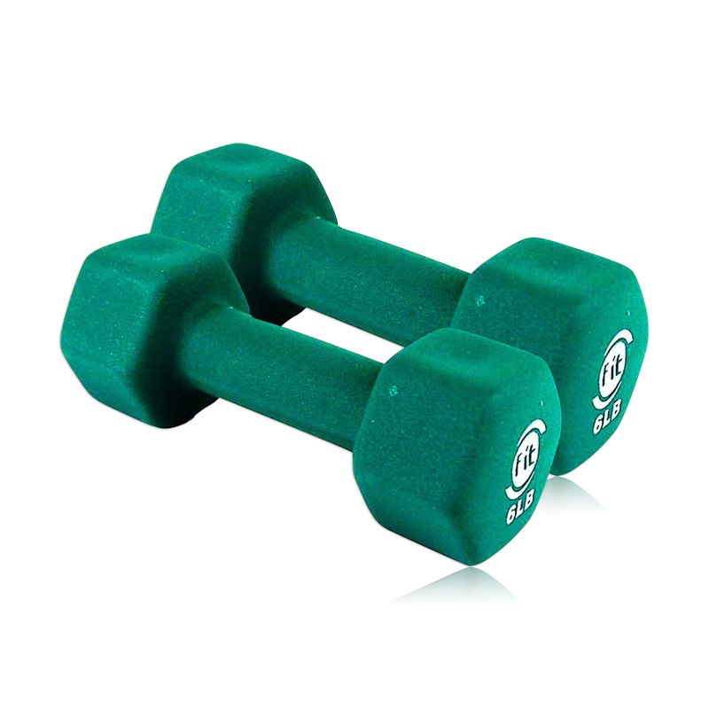 FIT - MANCUERNA HEXAGONAL EN NEOPRENO 6LBS