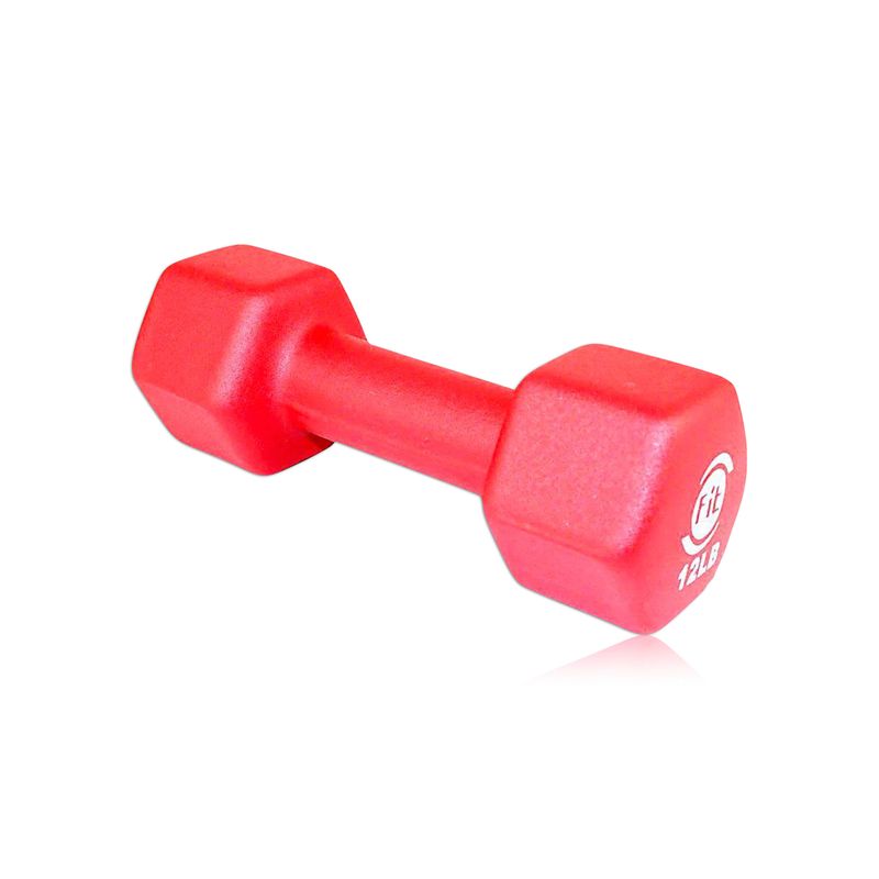 FIT - MANCUERNA HEXAGONAL EN NEOPRENO 12LBS