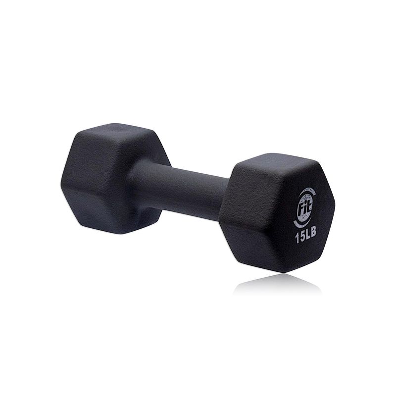 FIT - MANCUERNA HEXAGONAL EN NEOPRENO 15LBS