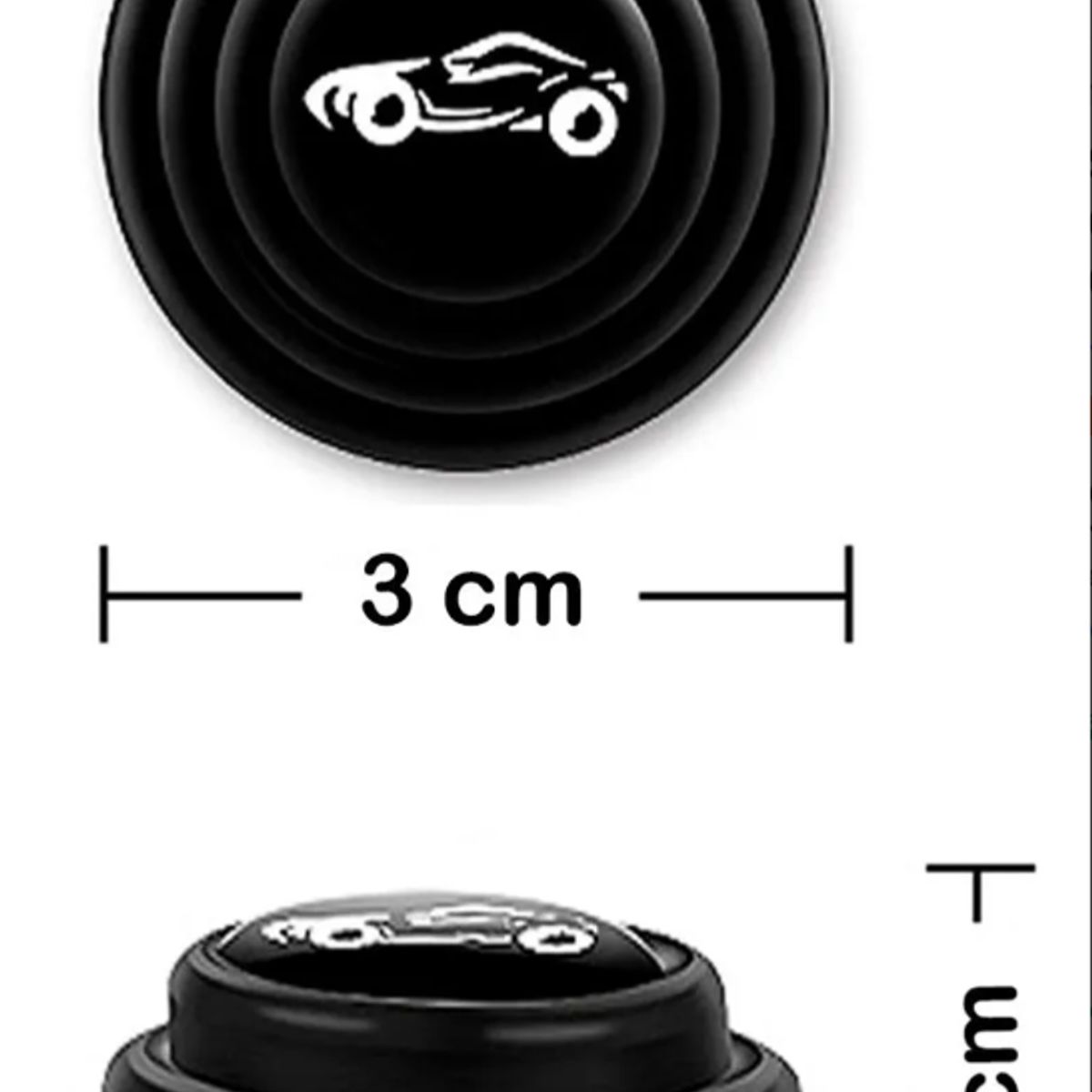 GENERICO - Tope Amortiguador Anti Golpe Puerta Carro Proteccion Caucho