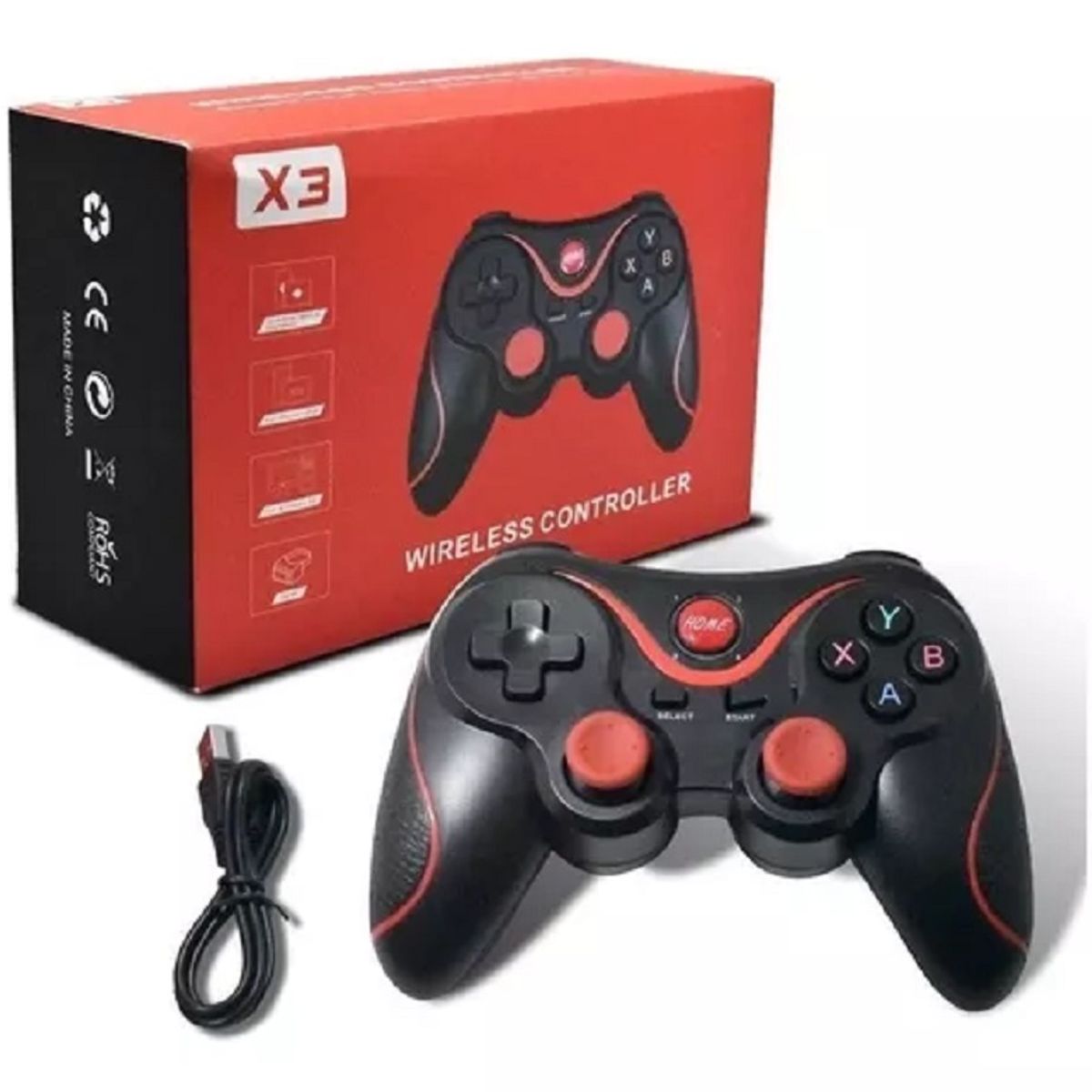 GENERICO - Gamepad Control Para Celular Bluetooth Inalámbrico X3