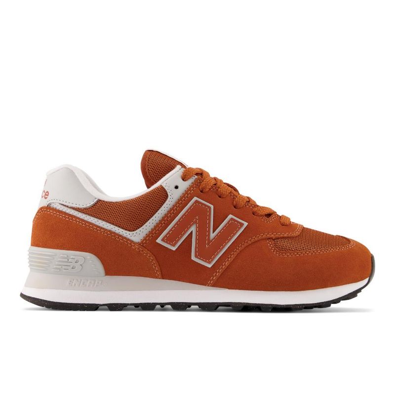 NEW BALANCE - Tenis New Balance 574 Clásicos-Naranja/Blanco