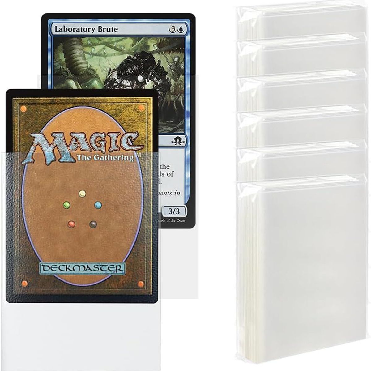 GENERICO - 100 Fundas Compatibles con Cartas Yugioh Pokemon