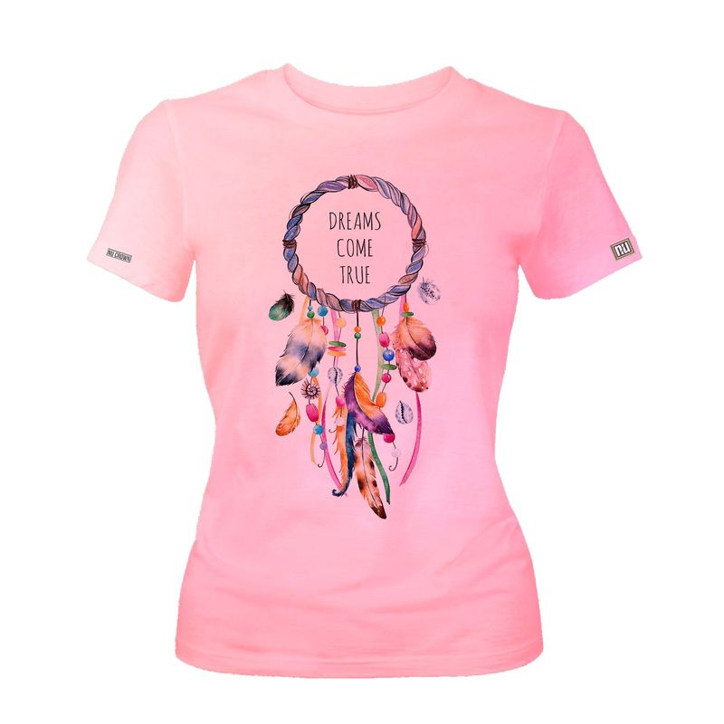 CREACIONES NU CROWN - Camiseta Dama Atrapasueño De Colores mujer Original Nu Crown