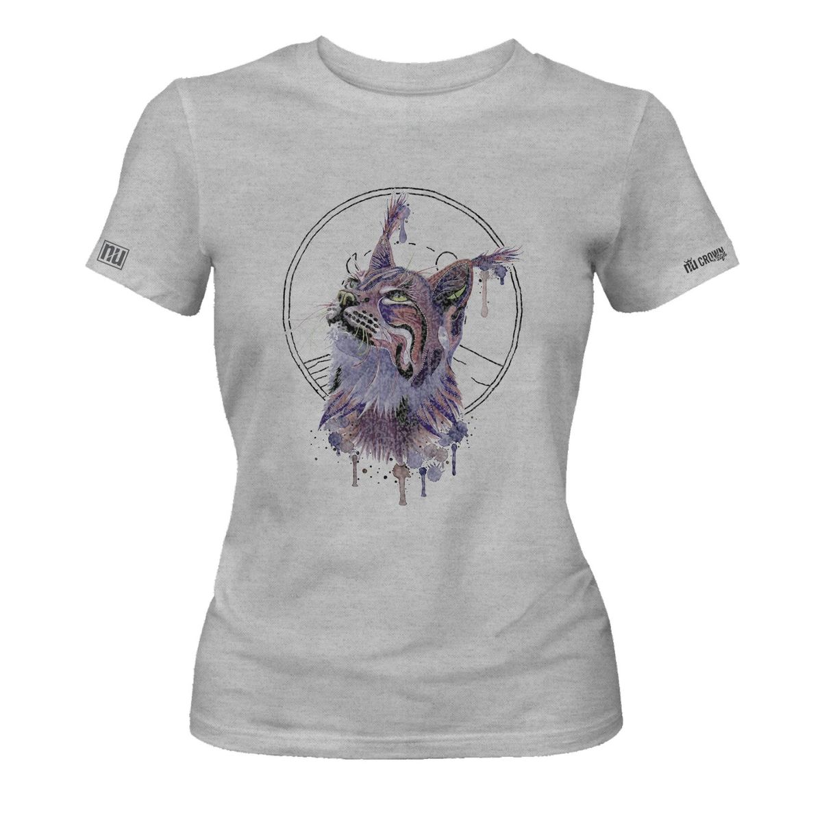 CREACIONES NU CROWN - Camiseta Dama Gato Felino Original Nu Crown