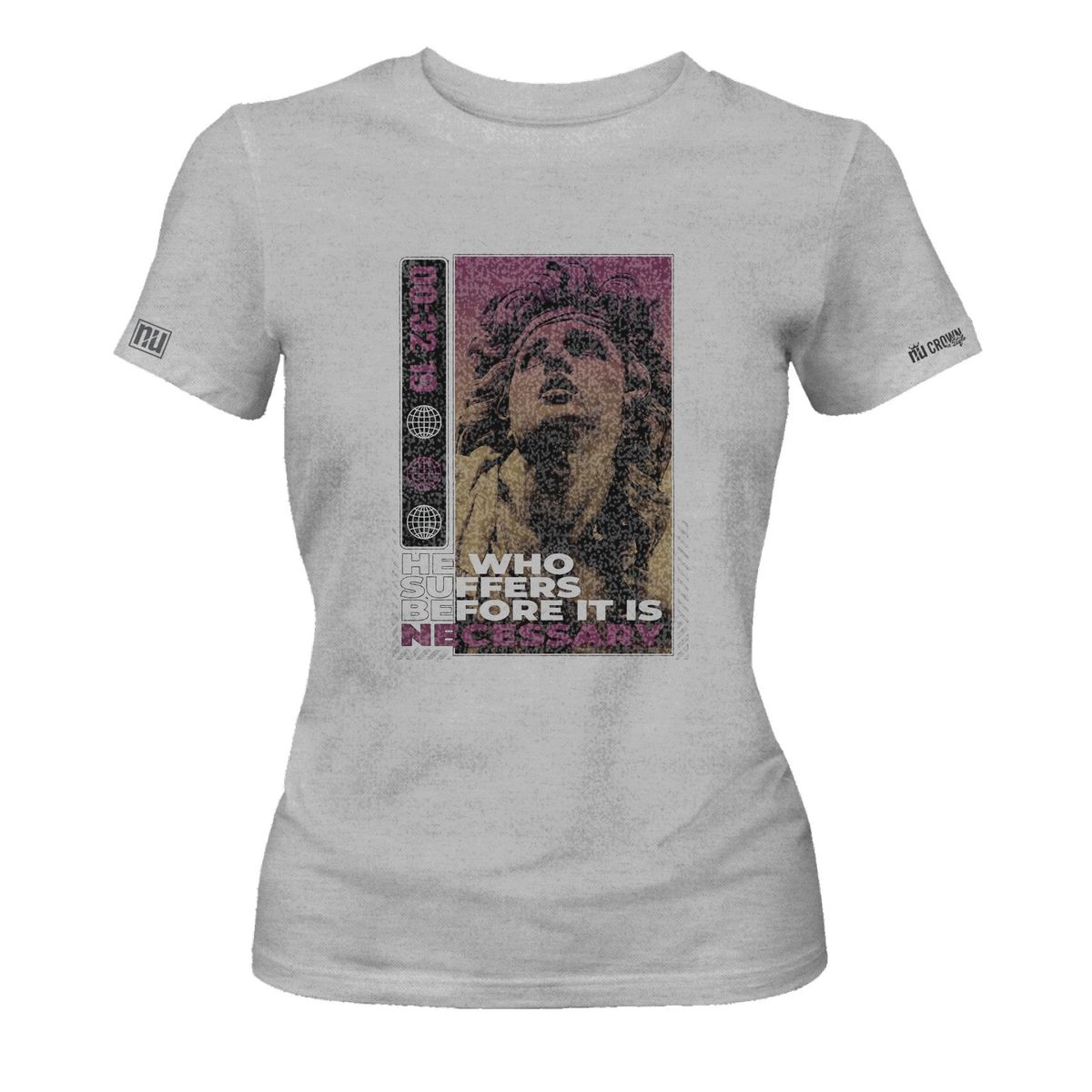 CREACIONES NU CROWN - Camiseta Dama Escultura Original Nu Crown