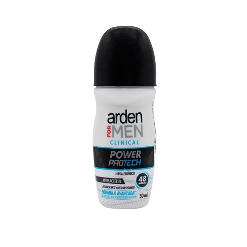 ARDEN FOR MEN - Desodorante Arden For Men Mini Roll On Clinical Power Protech 30ml