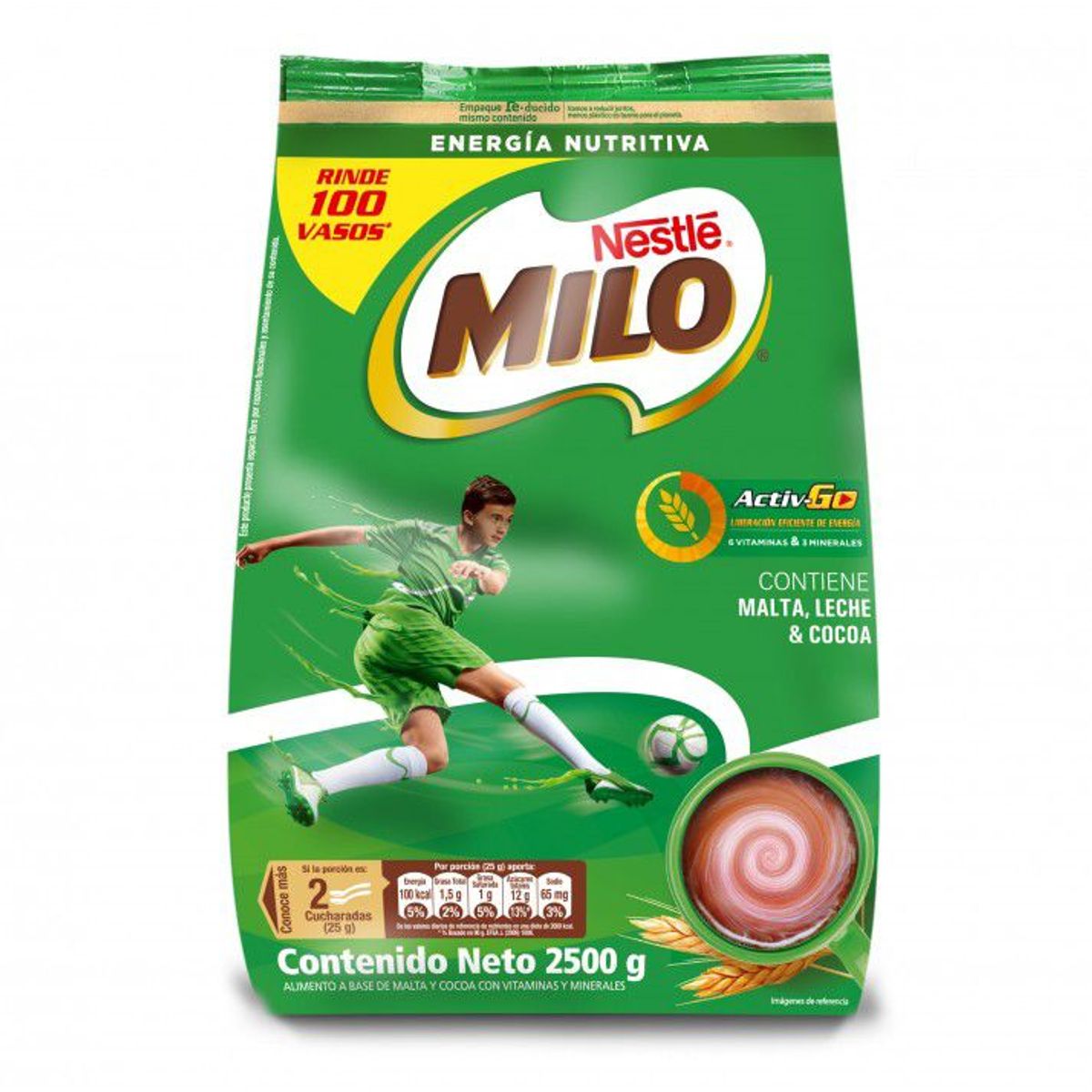 NESTLE - Milo en Polvo X 2500g