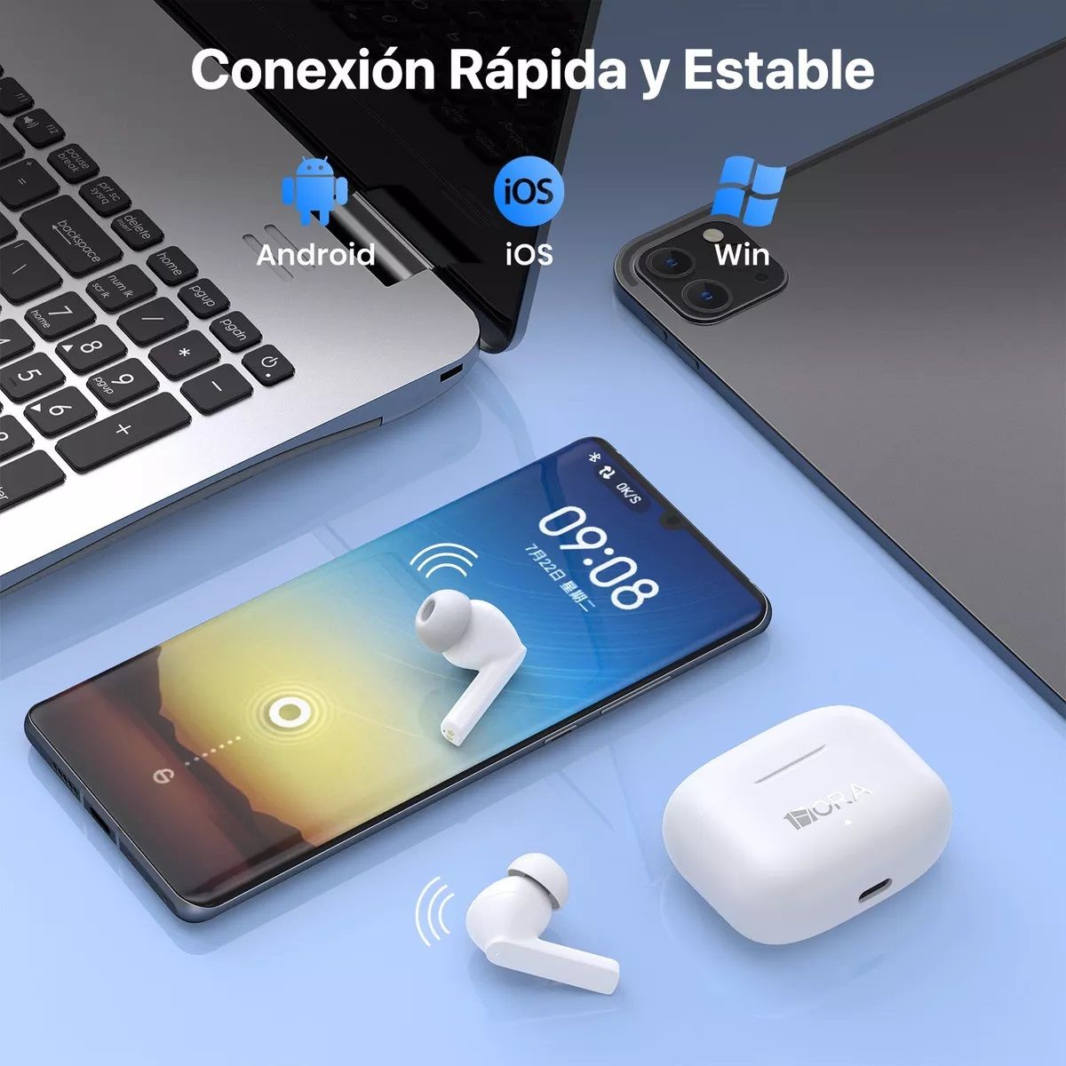 1HORA - Audífonos In-ear Inalámbricos Bluetooth 1hora Aut206