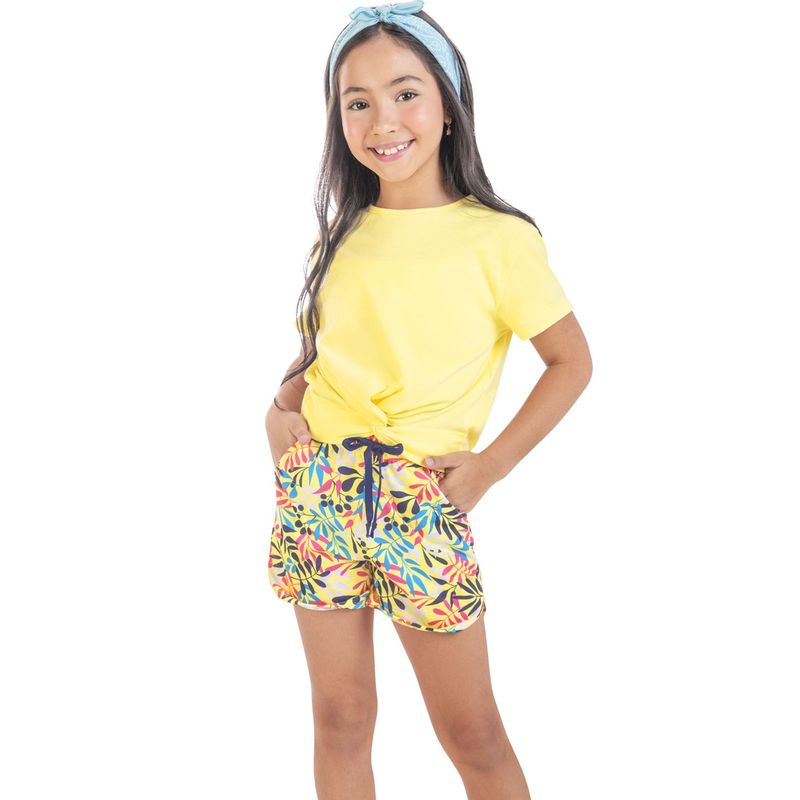 MARKETING PERSONAL - Short Infantil Femenino Multicolor Mp 4777