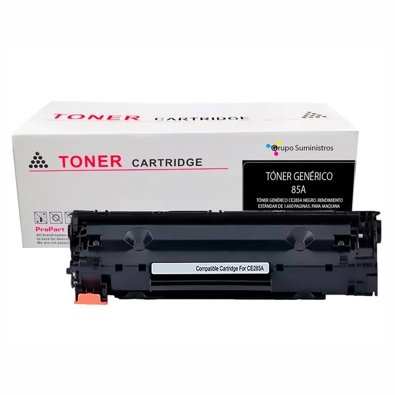 GENERICO - Toner 85a generico para impresoras HP Laserjet M1132 M1212 M1217 P1102
