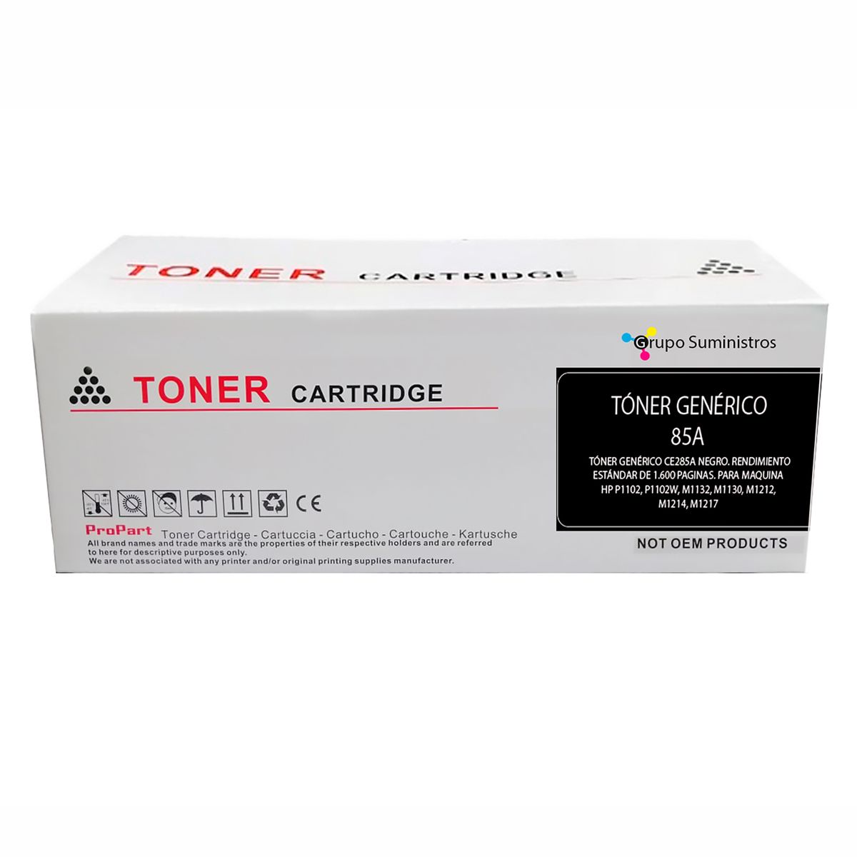GENERICO - Toner 85a generico para impresoras HP Laserjet M1132 M1212 M1217 P1102