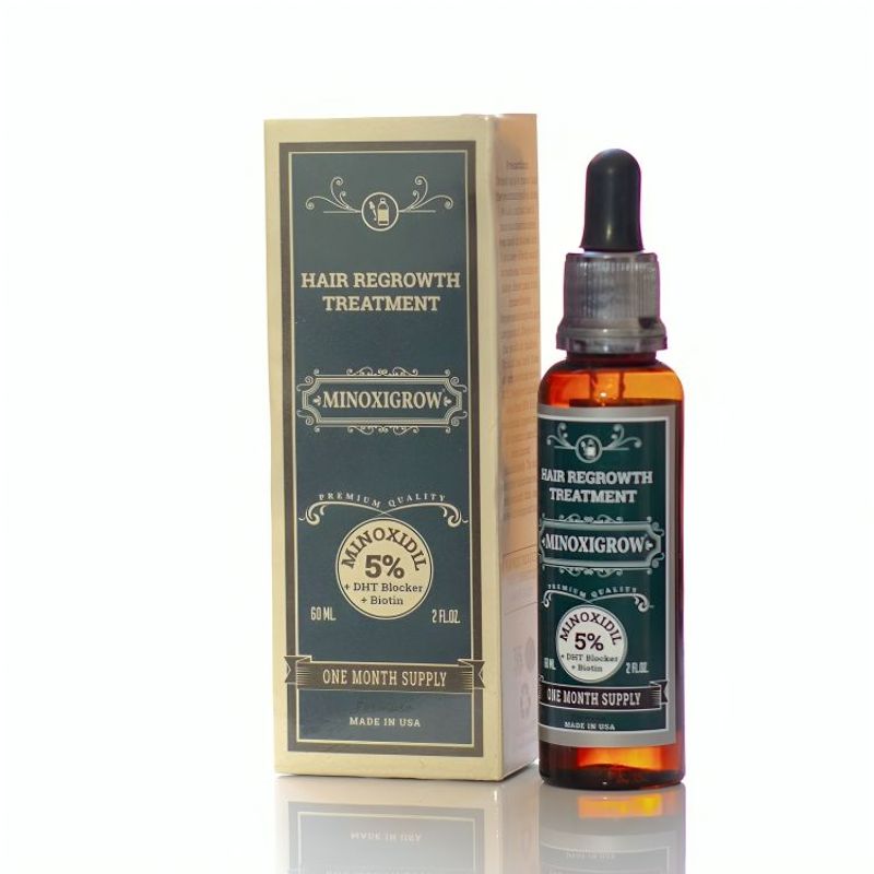 GENERICO - Minoxidil Minoxigrow Liquidó 5% 60 Ml Tratamiento 1 Mes