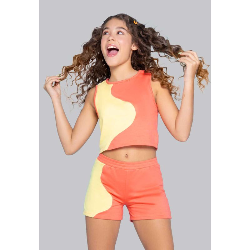 MARKETING PERSONAL - Conjunto Niñas Infantil Amarillo Mp 1179