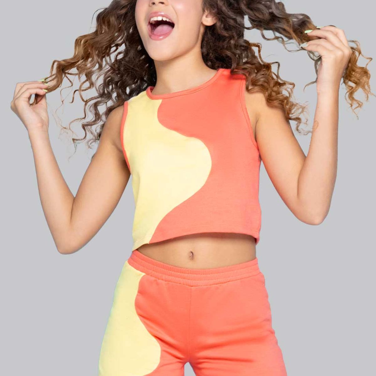 MARKETING PERSONAL - Conjunto Niñas Infantil Amarillo Mp 1179