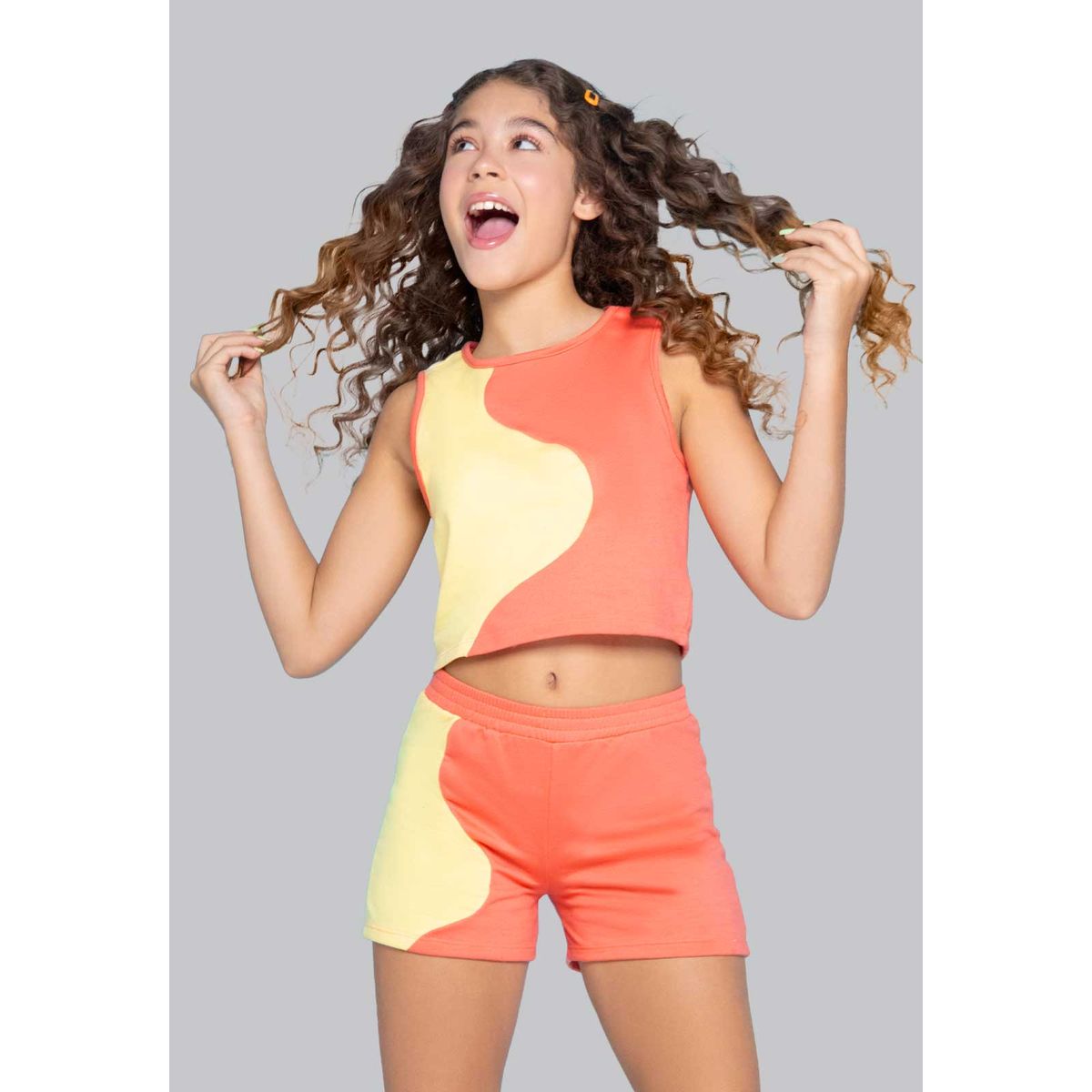 MARKETING PERSONAL - Conjunto Niñas Infantil Amarillo Mp 1179