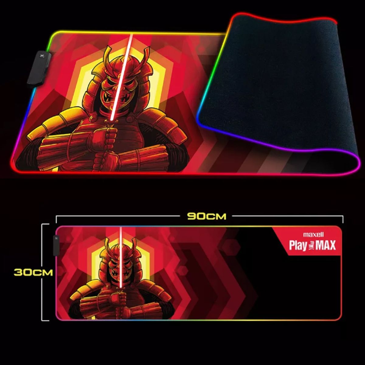 MAXELL - PAD MOUSE maxell LED GAMING CA-LPAD 800