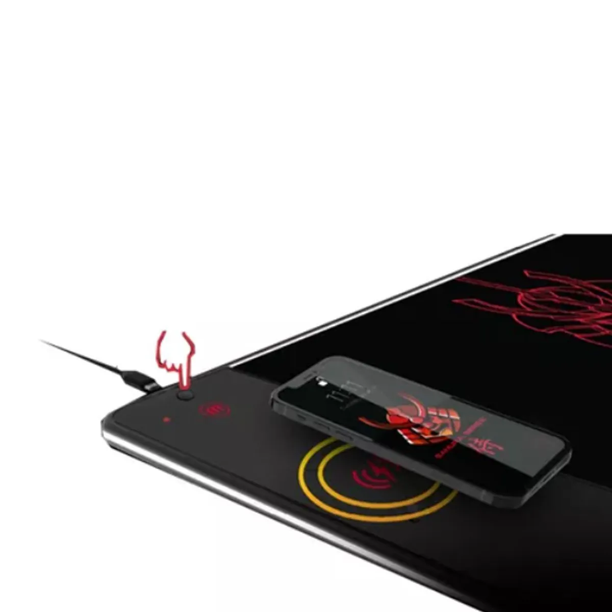 MAXELL - Pad Gamer Antideslizante Led Rgb Qi 80cm X 30cm - Maxell Color Negro