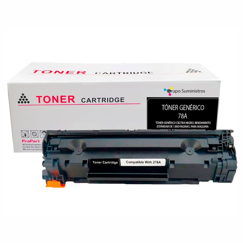 GENERICO - Toner 78A Genérico Negro Impresoras HP Laserjet M1530 P1560 P1606