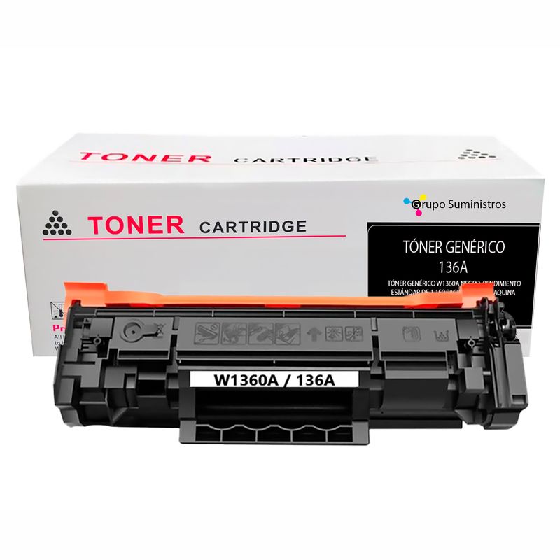 GENERICO - Tóner 136A Genérico Negro Impresoras HP Laserjet M209 M211 MFP M236
