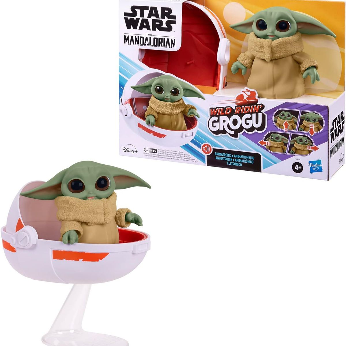 STAR WARS - Muñeco Interactivo Star Wars Grogu Wild Ridin El Mandalorian