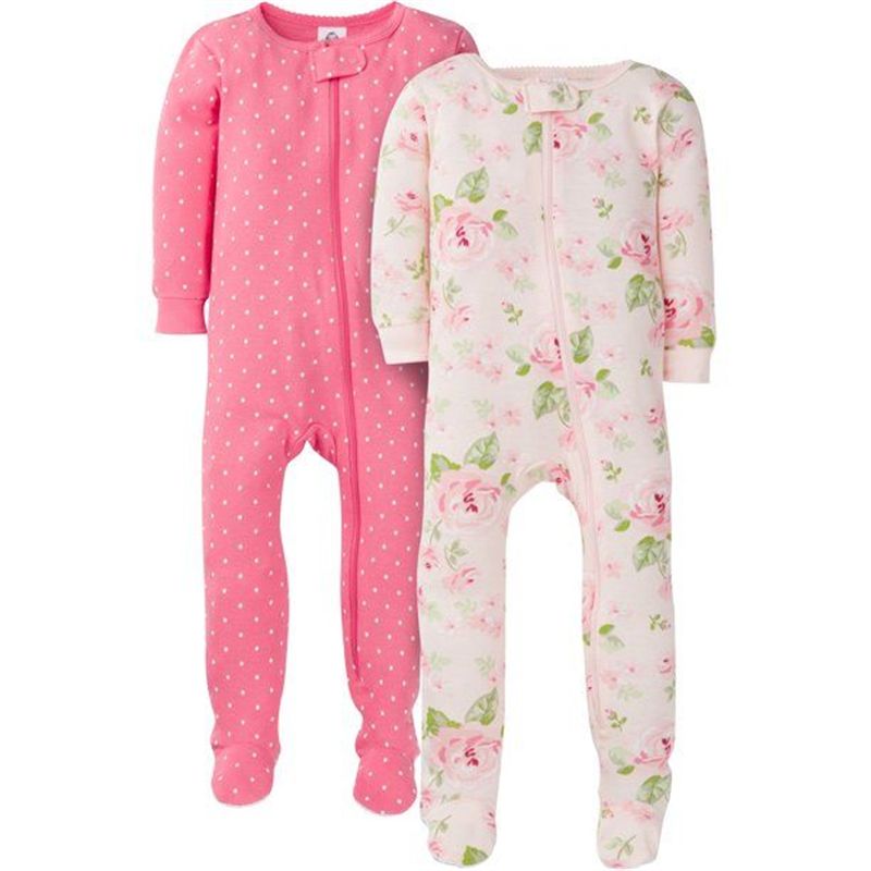 GERBER - Pijama Gerber Snug Fit Girls Rose - pack x2