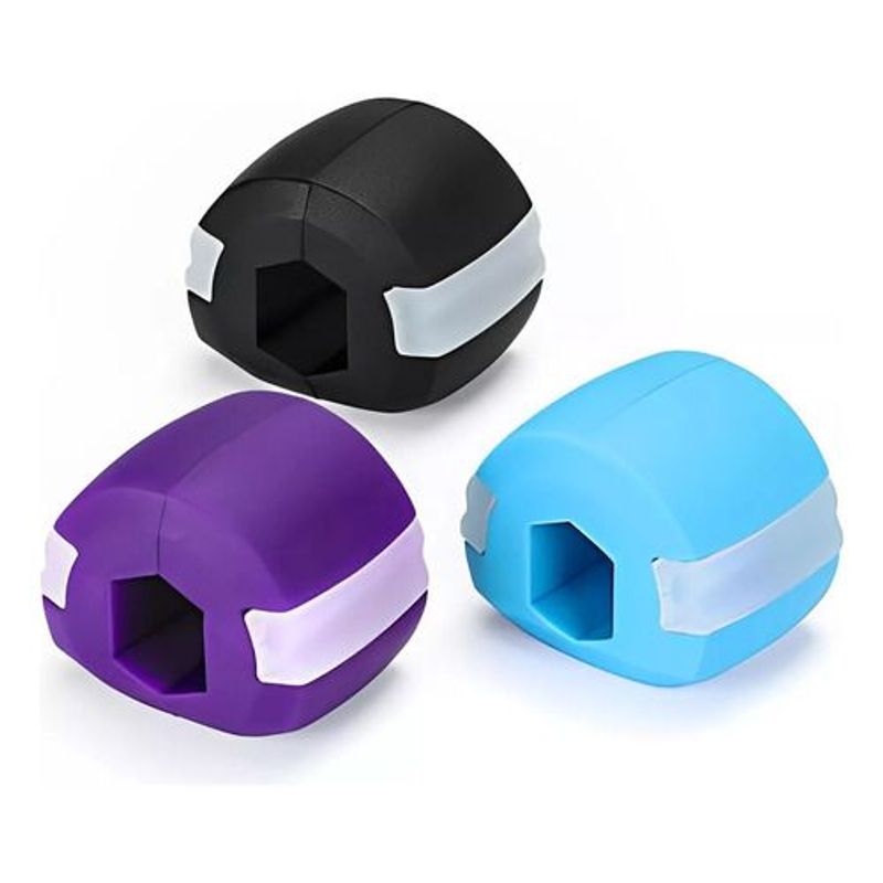 GENERICO - Ejercitador Mandíbula Kit X3 Unidades Tonifica Cara Cuello