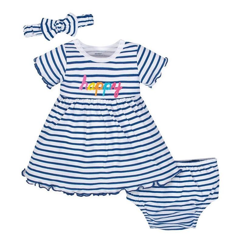 GERBER - Conjunto Gerber Girls Happy - pack x3.